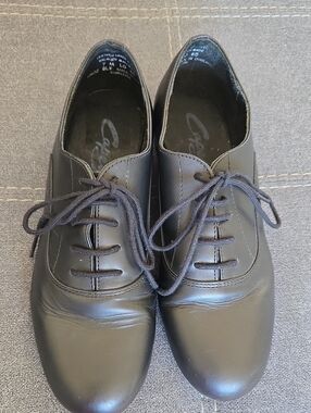 Capezio Leather Men's Ballroom Dance Shoes Black Lace-Up